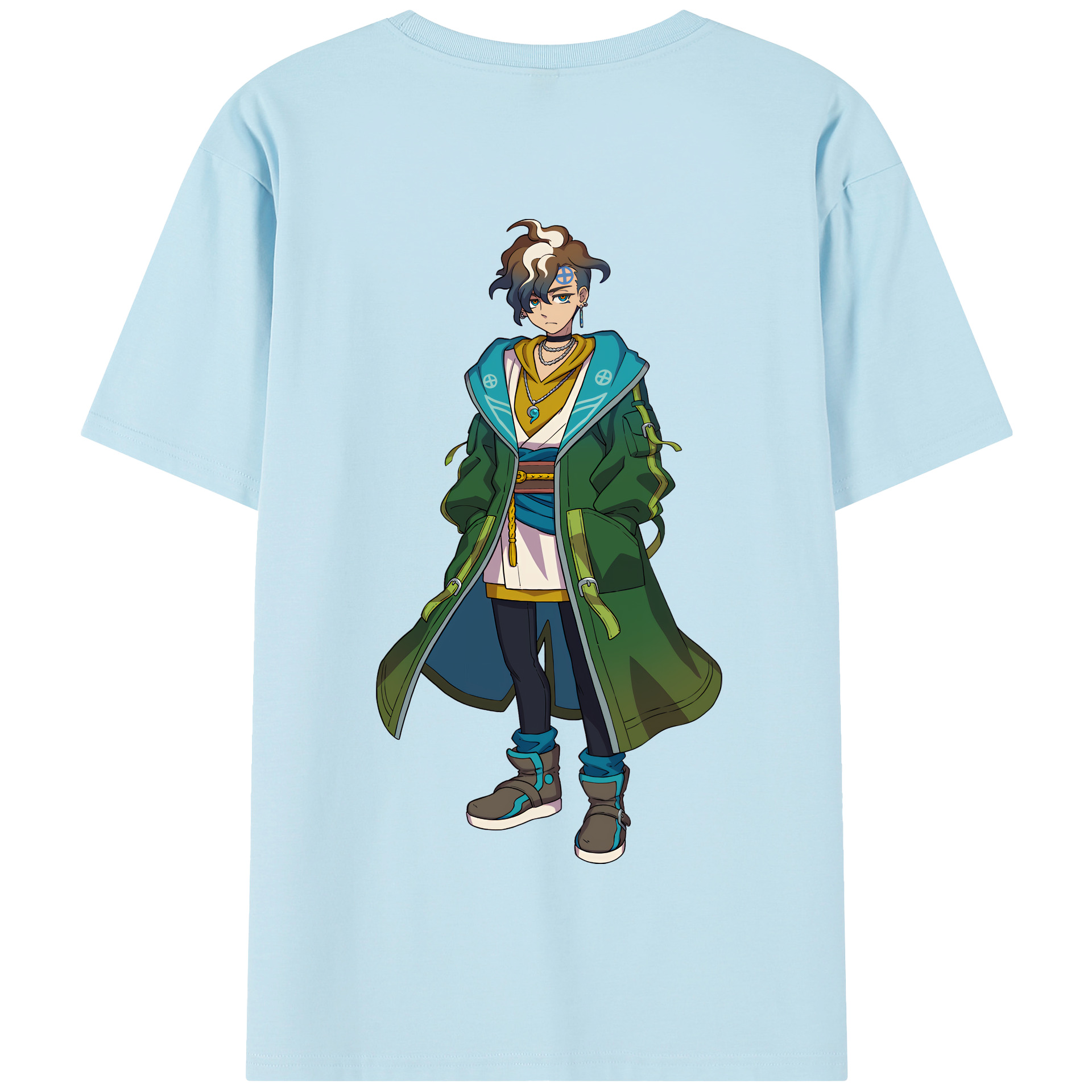 （画像用） 妖怪ウォッチ Yo-kai Watch 綿100％半袖Tシャツ（背面プリント）
